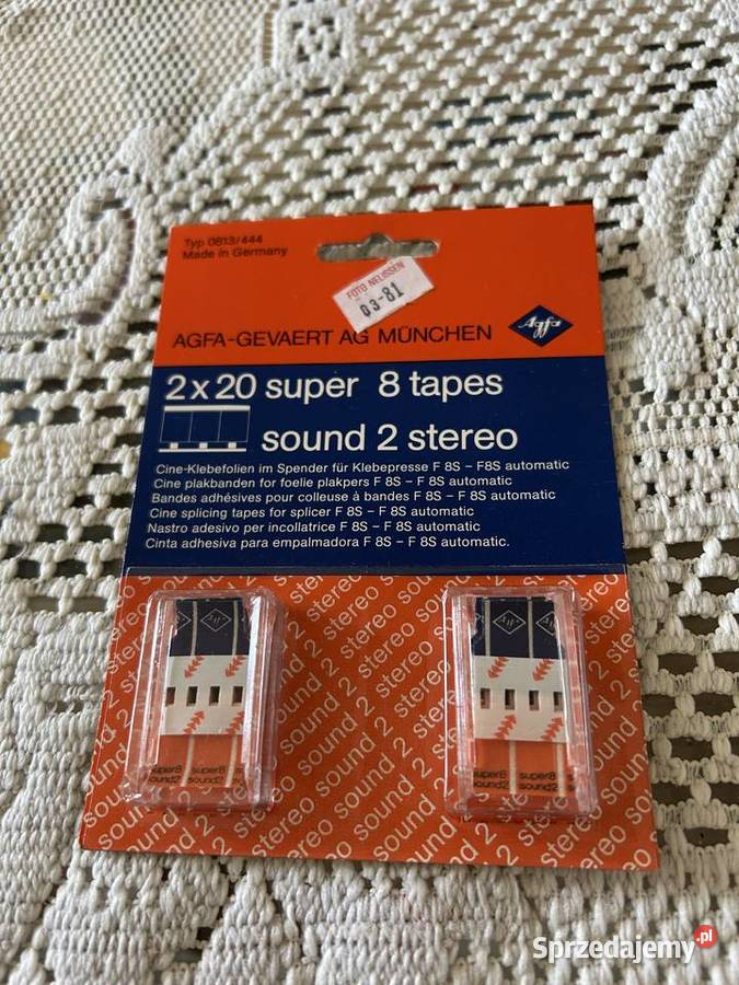 Super8 taśma do sklejania filmów tape splicer sprzedam