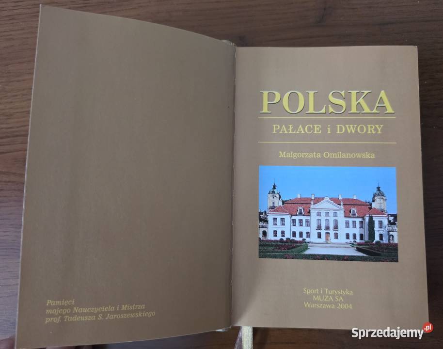 Polska pałace i dwory Małgorzata Omilanowska Wrocław