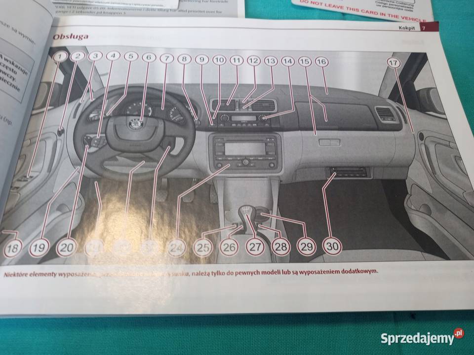 SKODA FABIA 2 Instrukcja Obsługi książka Etui