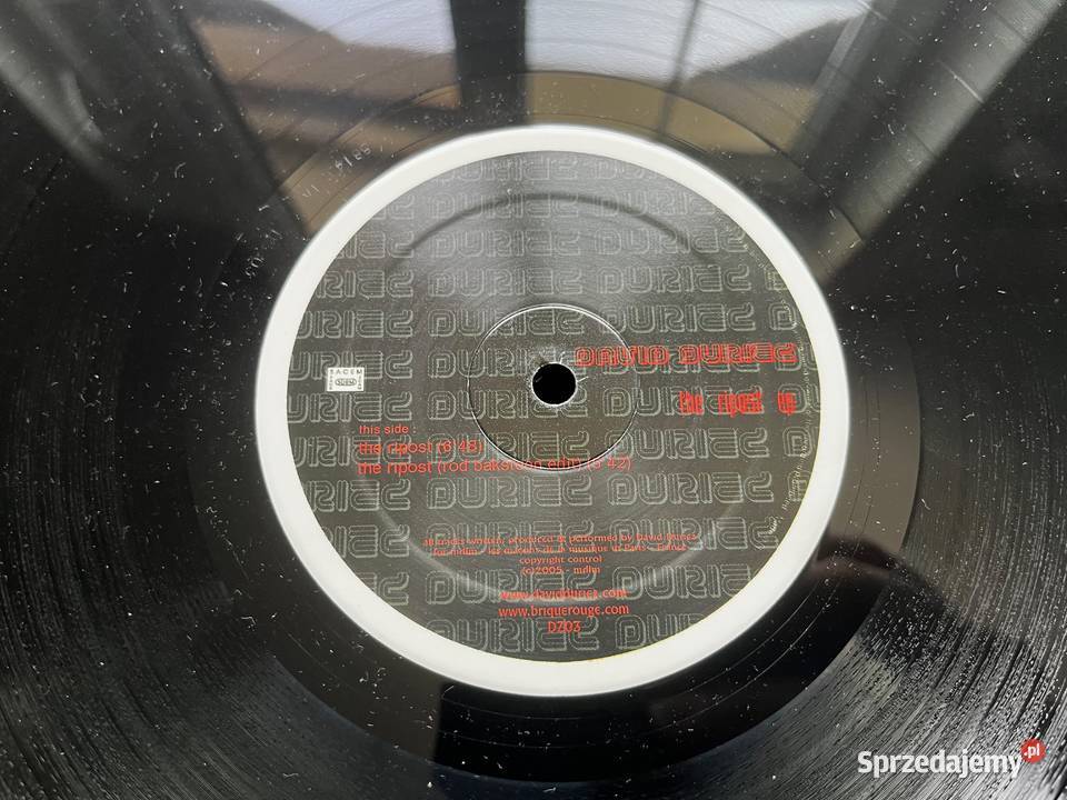 David Duriez The Ripost EP Electro Tech House Błażejowice