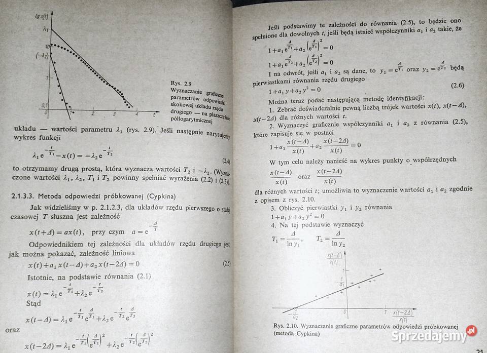 Automatykaukłady liniowe Identyfikacja Tom 2 P lubelskie sprzedam