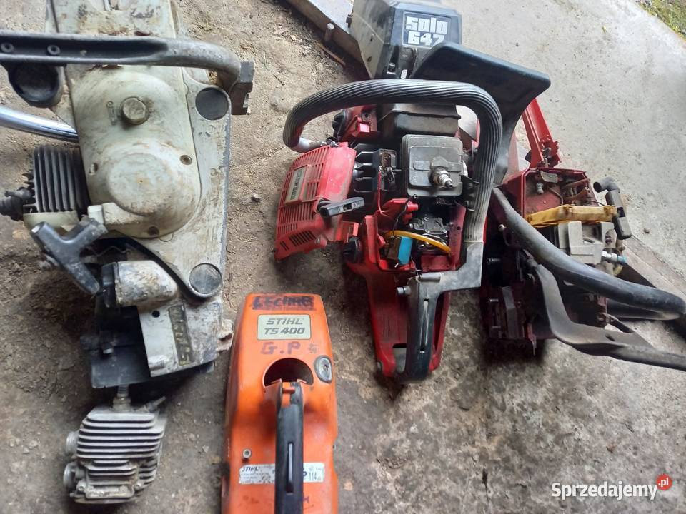 Pily spalinowe solo 647 639 stihl st 400 czesci Świdnik sprzedam