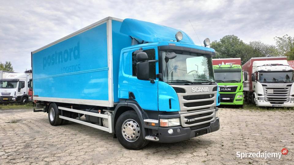 SCANIA P230 4x2 KONTENER IZOTERMA WINDA immobilizer Częstochowa
