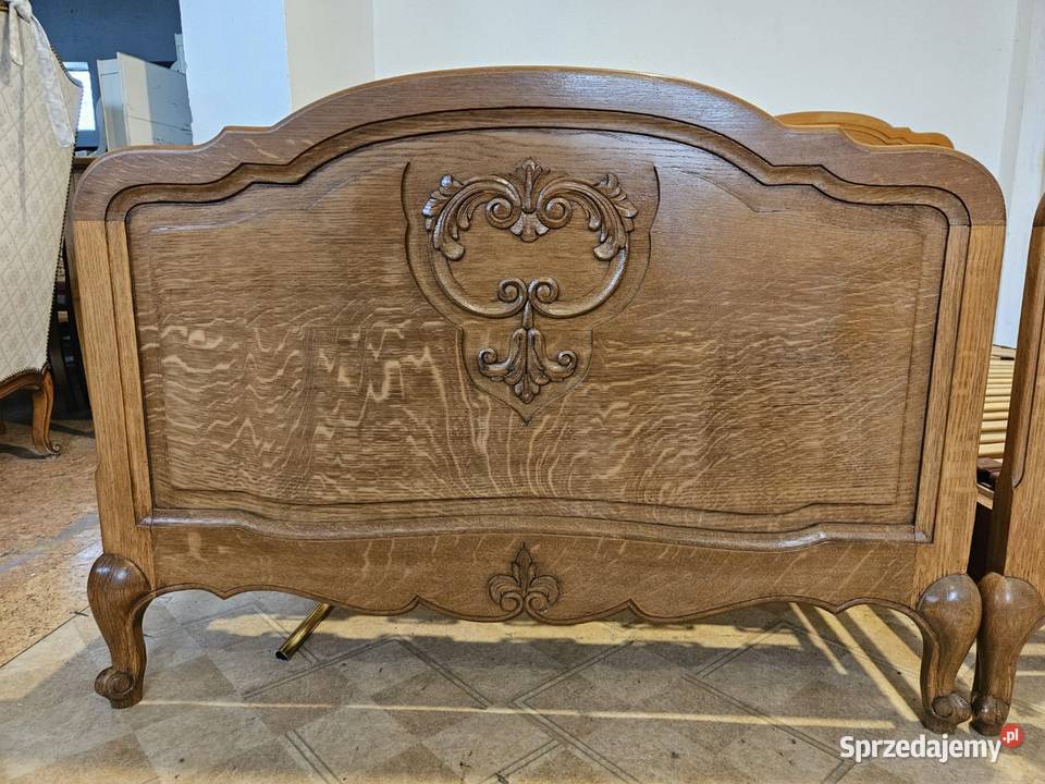 Dwa łóżka ludwikowskie 95x200 małopolskie