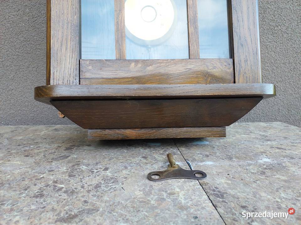 Stary zegar ścienny gabinetowy Junghans 1942r