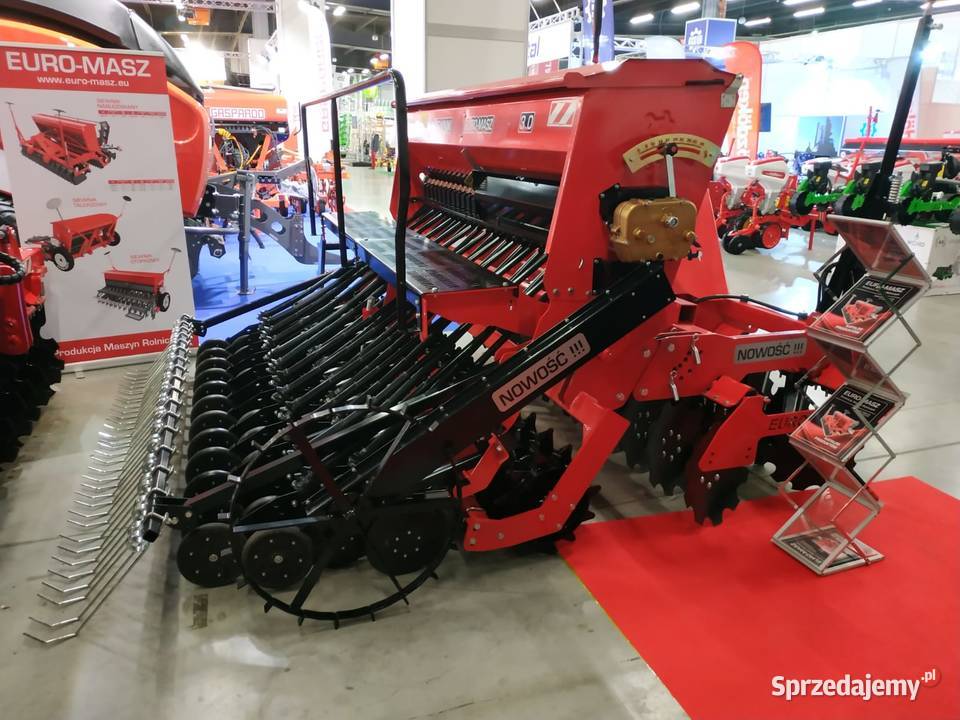 Siewnik zbożowy nabudowany talerzowy zestaw Słupia