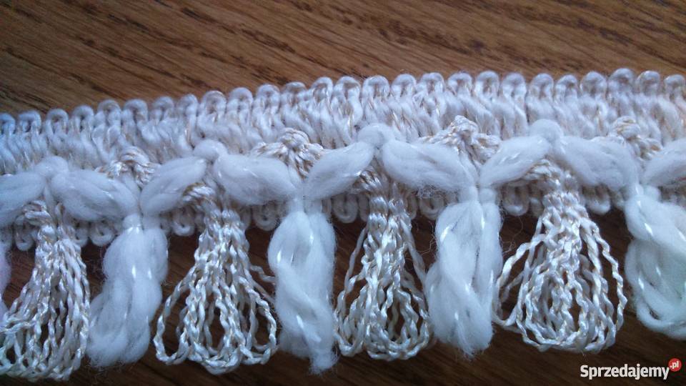 Taśma ozdobna firanka serweta zazdrostka gipiura inny kolor Wystrój okien mazowieckie Radom