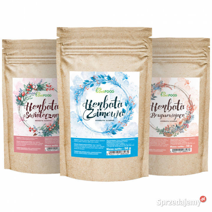 Zestaw 3 herbat świątecznych DeliFOOD