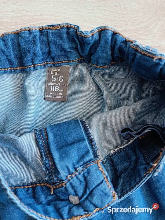 Spódniczka dziewczęca jeansowa granatowa 118 Zara Płock sprzedam