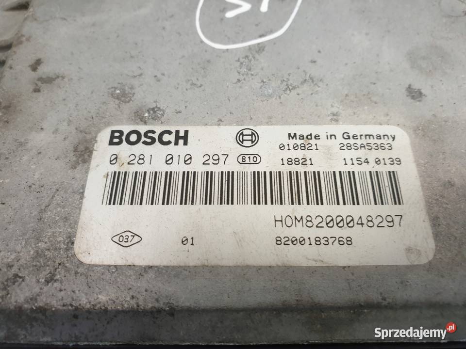 Renault Laguna II 19 DCI STEROWNIK SILNIKA Układ elektryczny, zapłon Rudka