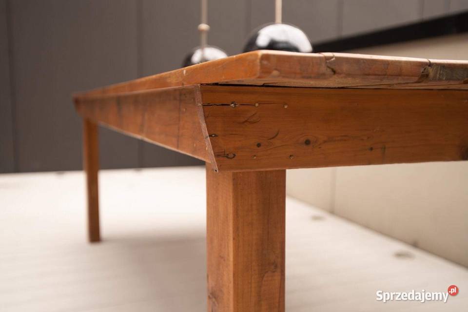 Duzy stół krzesła Australii lite drewno dolnośląskie Krzyków