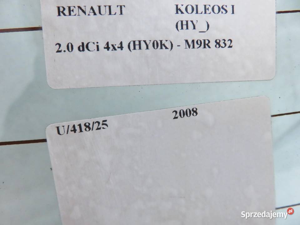SZYBA TYLNA RENAULT KOLEOS I