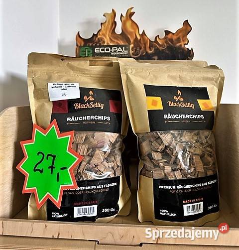 Chipsy do wędzenia BlackSellig 350g Żory sprzedam