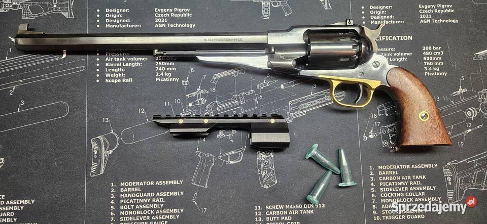 Rewolwer czarnoprochowy Remington Buffalo Nieporęt sprzedam