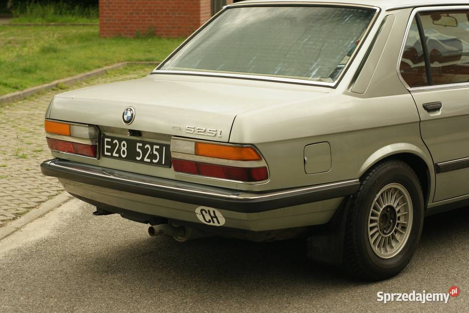 Bmw e28 525i m30 manual Klima wyposażona ładna Seria 5 Kołobrzeg