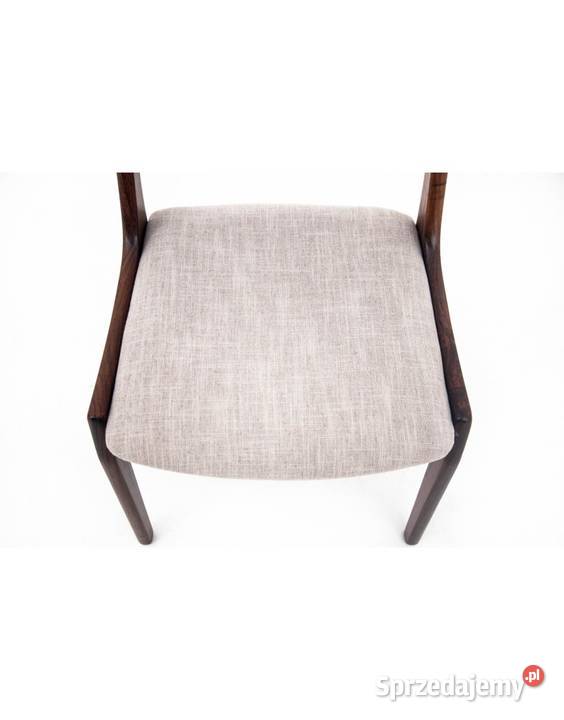 Komplet 4 krzeseł duński design lata 60