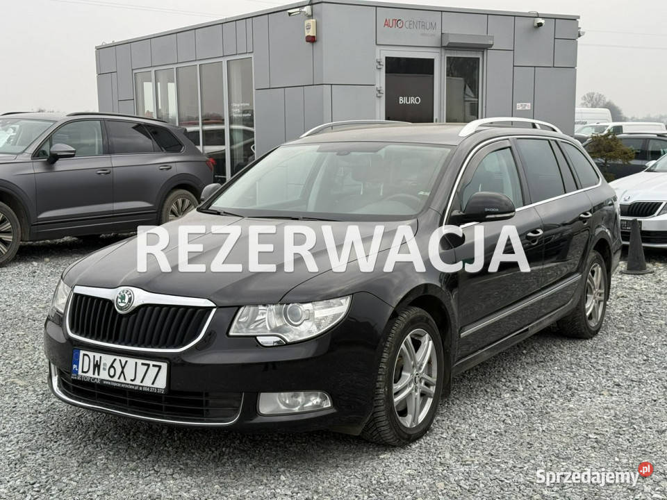 koda Superb 20 TDi 140 DSG 4x4 2013 Exclusive elektrycznie ustawiane fotele dolnośląskie Wojkowice sprzedam