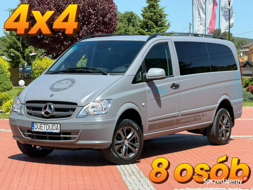 Mercedes Vito 30 CDI AMG 4x4 Automat 8 osób LONG 3000cm3 Vito świętokrzyskie Widełki