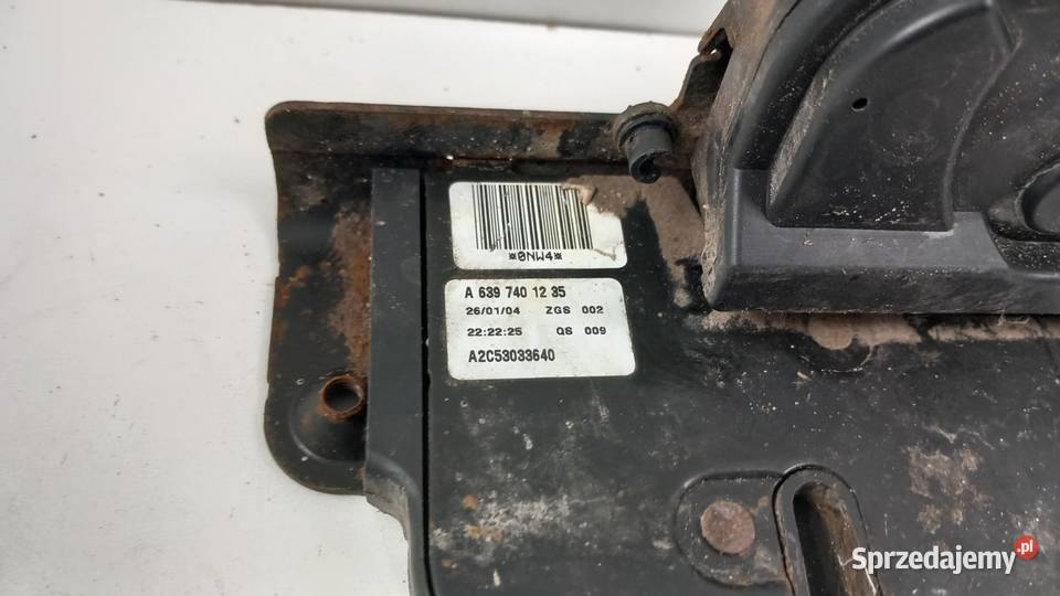 MERCEDES VITO W639 ZAMEK KLAPY TYŁ A 6397401235 osobowe Zbierkowo