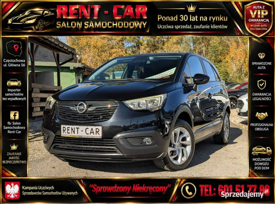 Opel Crossland X 12i110OPŁACONY system Start-Stop Częstochowa