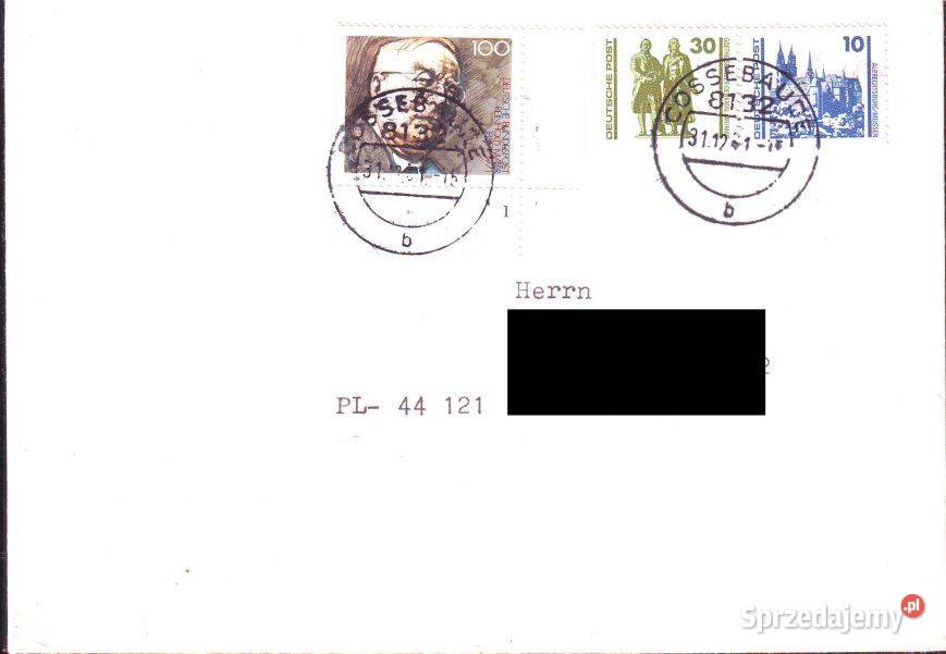 Kop z koresp Filat RFN Polska 1989 śląskie Gliwice