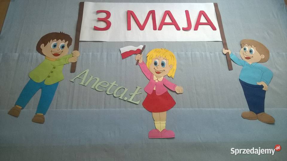 Dekoracje na Święto 3 Maja z brystolu 504 102 Garwolin