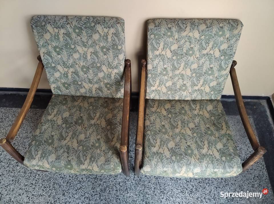 OKAZJA Fotel Gięty Fotele Gięte PRL Typ B8410 2 Zabrze
