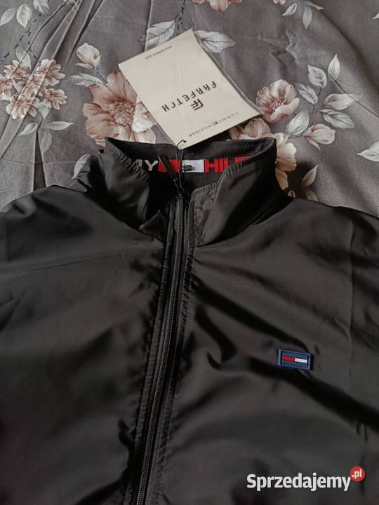 Kurtka jesiennowiosenna Tommy Hilfiger ciepła czarny Białystok sprzedam