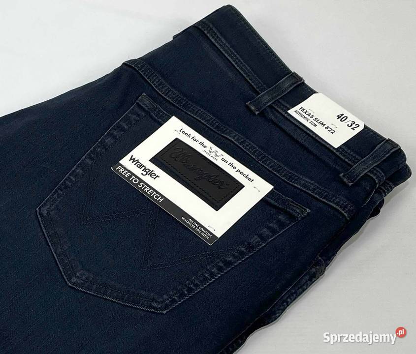 Spodnie męskie jeansy Wrangler Texas Slim 822