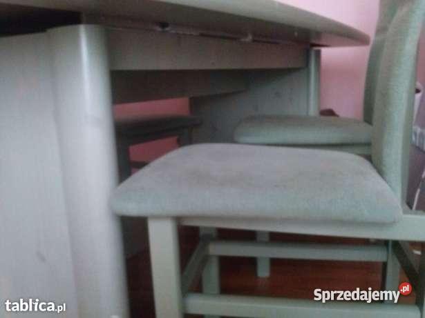 Stół 6 krzeseł BLACK RED WHITE Stoły, krzesła, biurka Stoły, krzesła, biurka