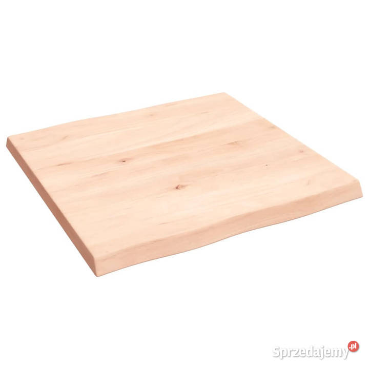 Blat stołu 60x60x24 surowy lity dąb naturalną Warszawa
