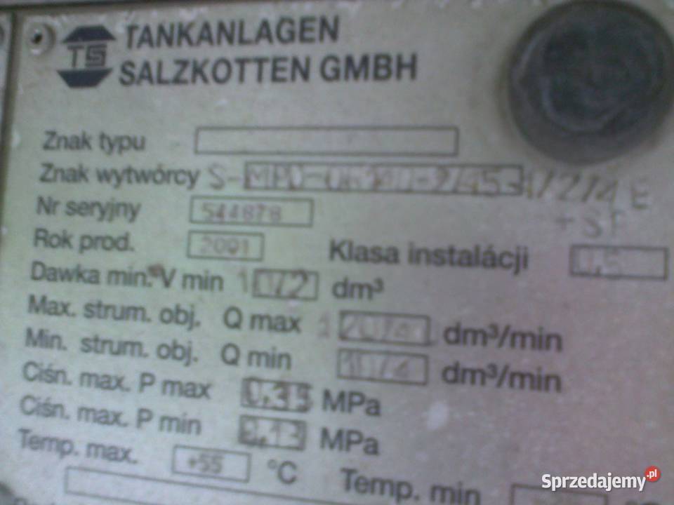 DYSTRYBUTOR PALIW z VRS SZYBKA POMPA TIR Baborów sprzedam