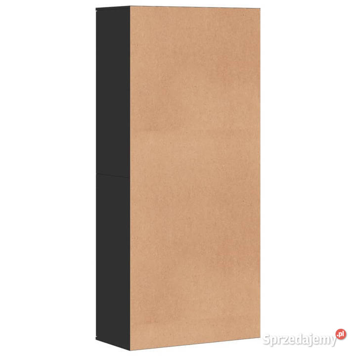 Szafka na buty czarna 80x39x178 materiał Warszawa