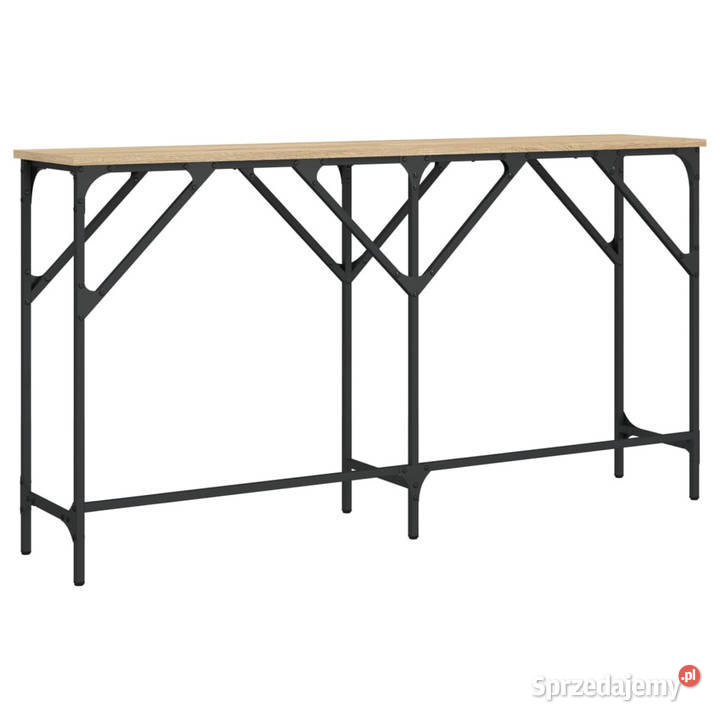 Stolik konsolowy dąb sonoma 140x29x75 WM837758