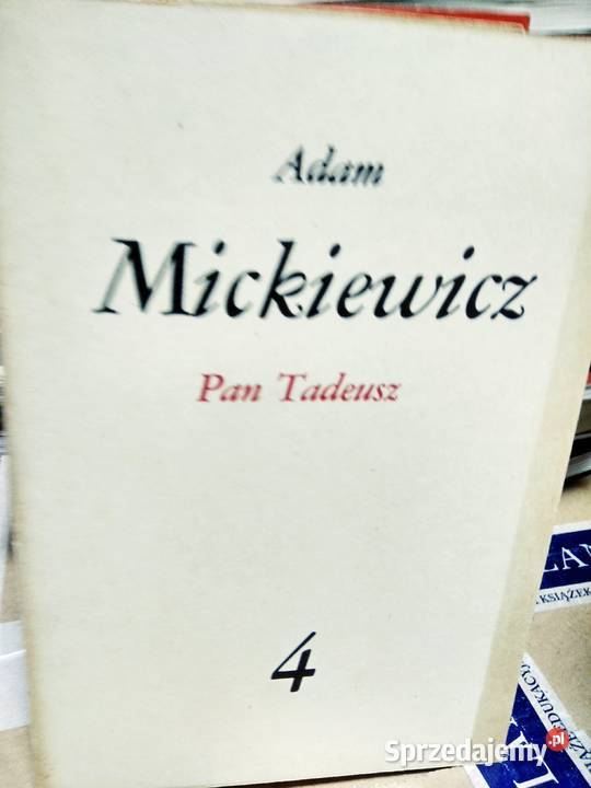 Pan Tadeusz Mickiewicz lektury szkolne różne
