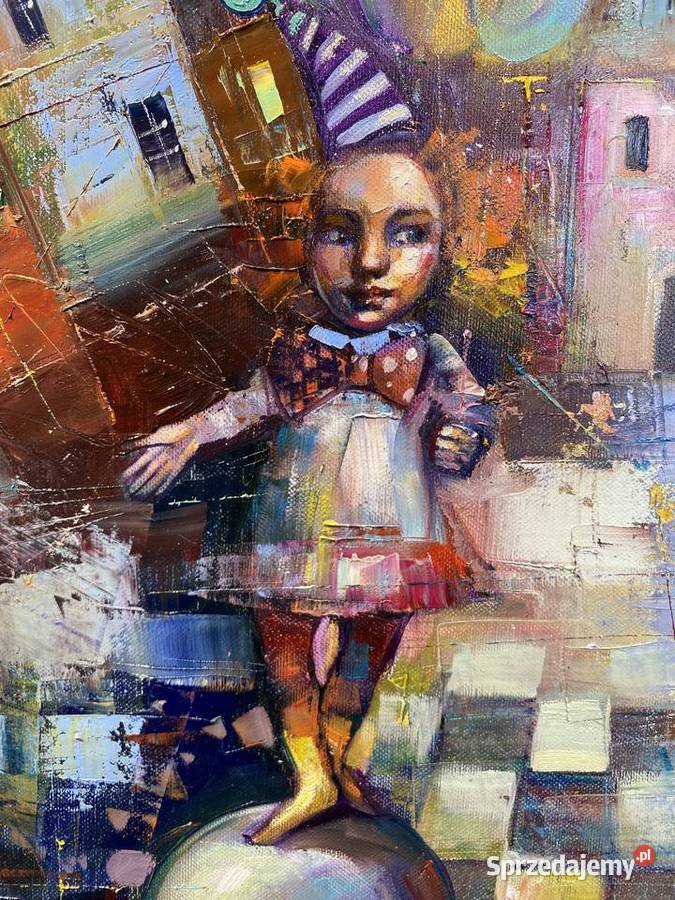 Pitsko Giennadij Cyrk przyjechał 80x70 obraz pomorskie