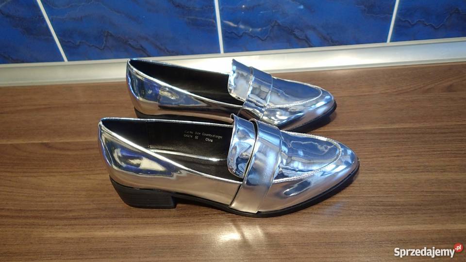 Buty Damskie Lordsy Srebrne 375 NOWE szary/srebrny Sosnowiec