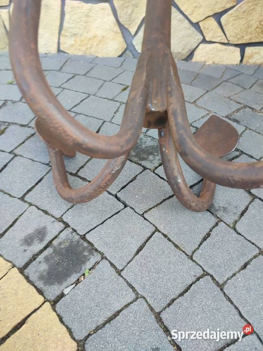 Stara duża kotwica czterołapowa Kolekcje Dulcza Wielka