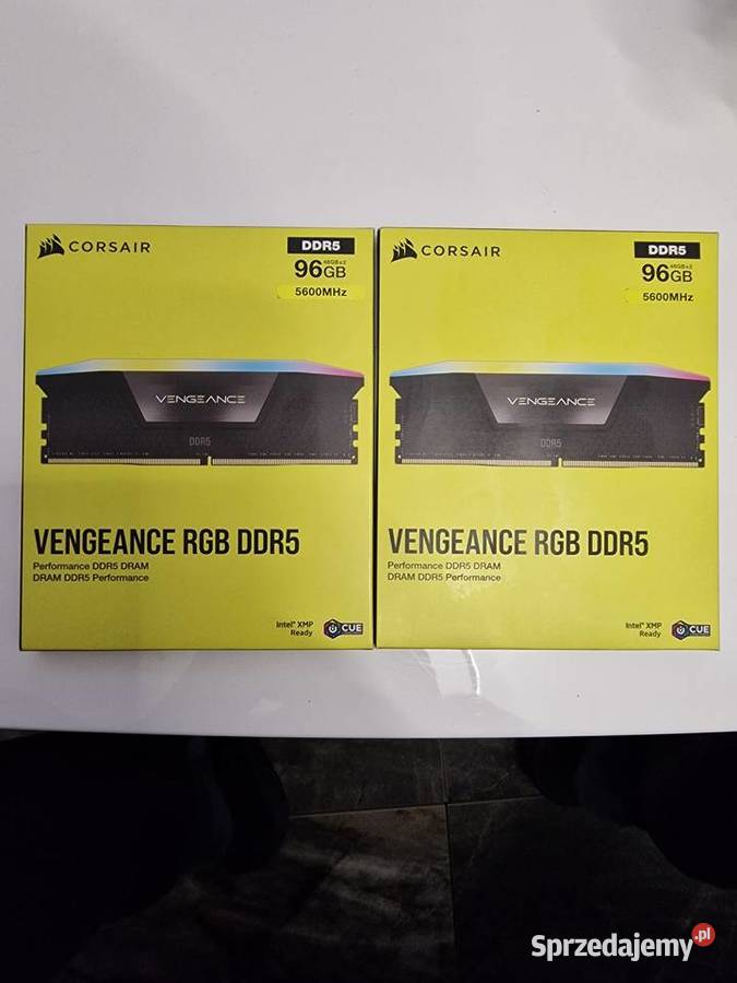 Corsair vengeance rgb 192gb DDR5 Corsair pomorskie Kierzkowo