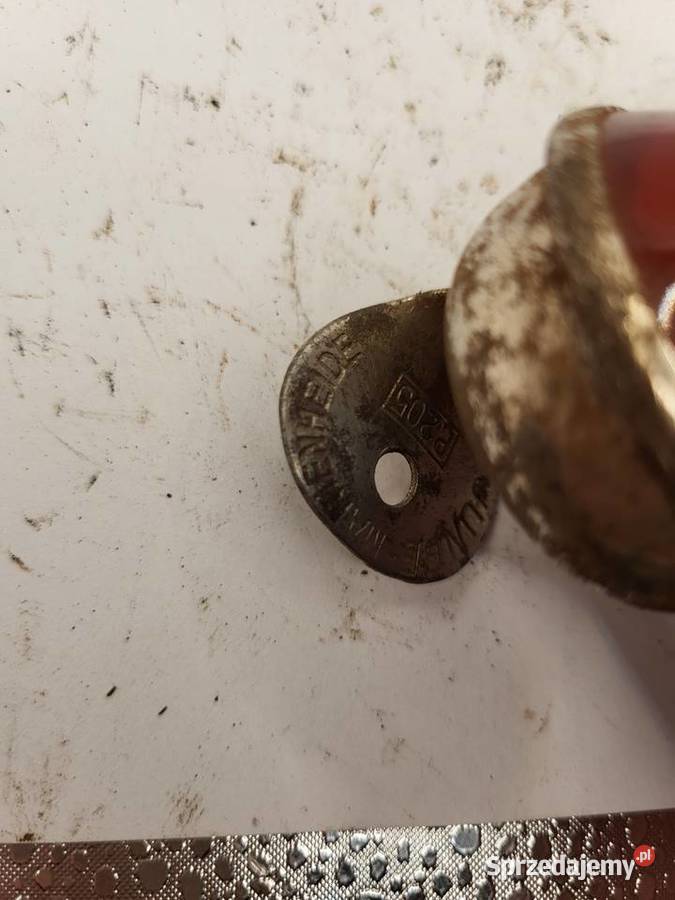 ODBLASK KOCIE OKO SZKLANE STARE SYGNOWANE OPEL