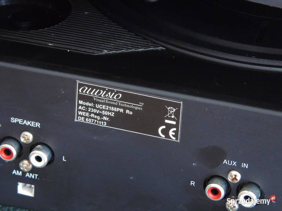 Gramofon igła radio USB mp3 REC AUX wzmacniacz podkarpackie Jasło