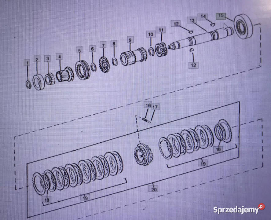 John Deere R78985bęben synchronizatoraJohn Deere Jastrzębniki