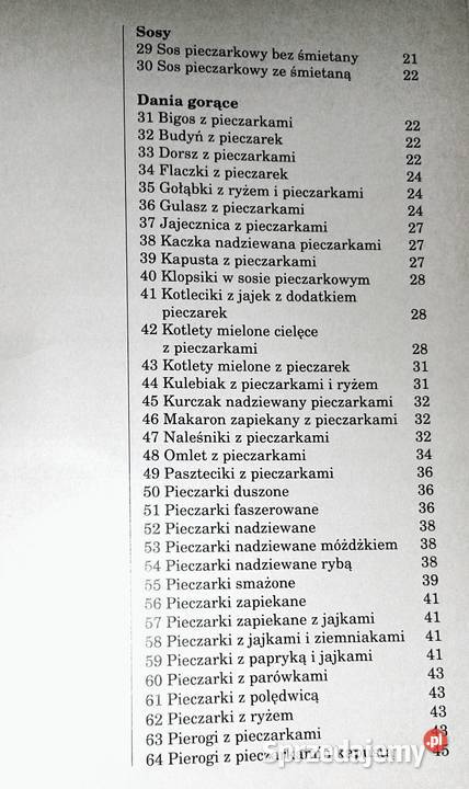 Z pieczarek i boczniaków Halina Kozakiewicz