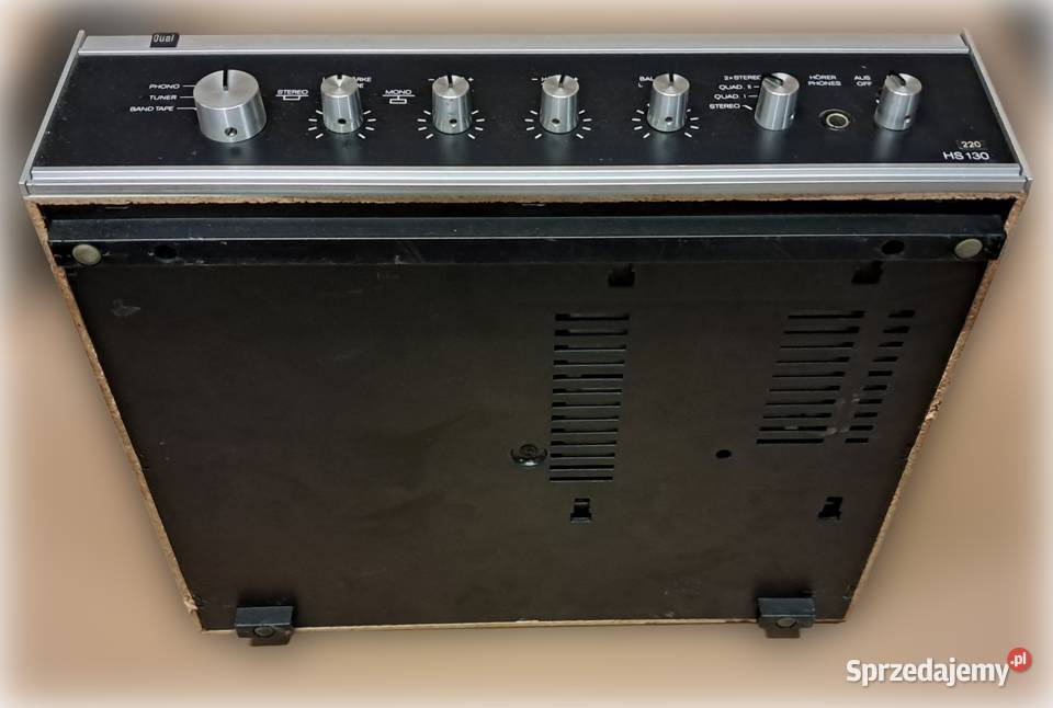 Retro vintage gramofon z przedwzmacniaczem Dual Opole