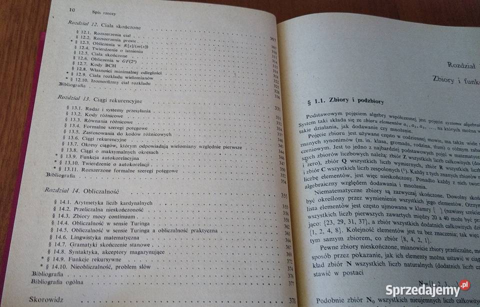 Współczesna algebra stosowana Birkhoff Bartee Gdańsk sprzedam