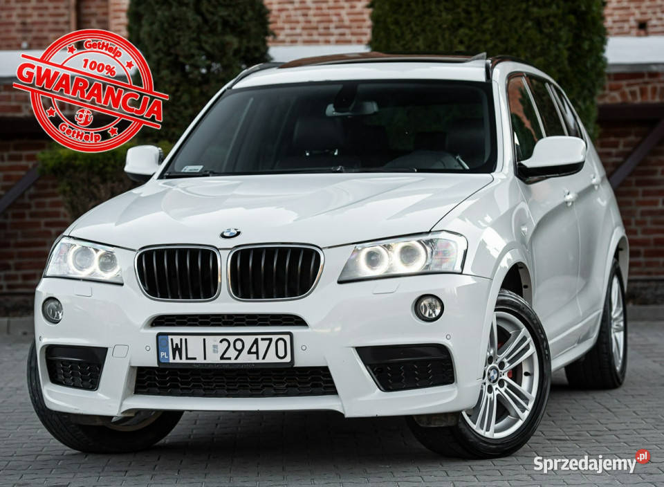 BMW X3 M-Pakiet ! X-Drive 2.0d 184KM ! Panorama Navi Bi-xenon ! Opłacona !…