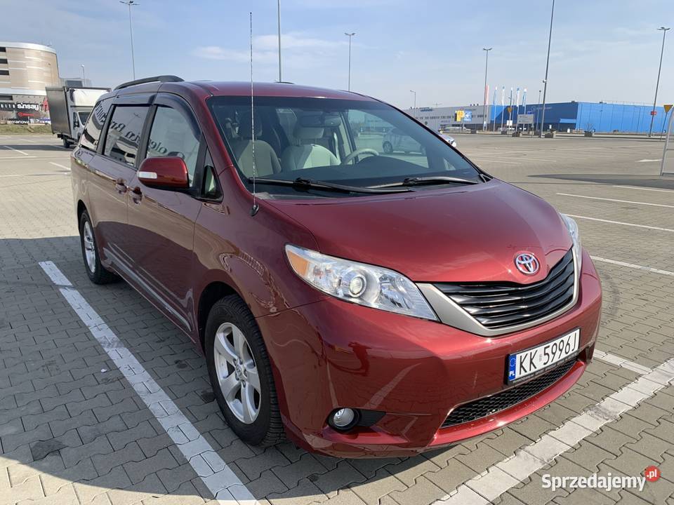 TOYOTA SIENNA 8 OSOB FRA VAT 23 189000km Kraków