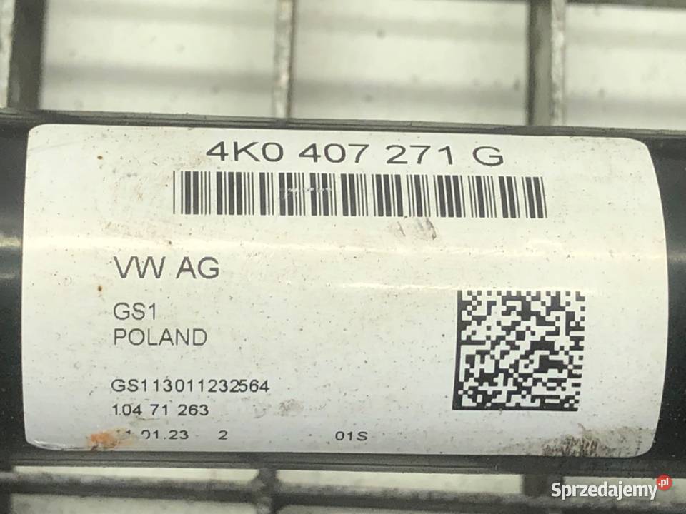 PÓŁOŚ LEWY PRZÓD AUDI A7 C8 4K0407271G 20 265 podkarpackie