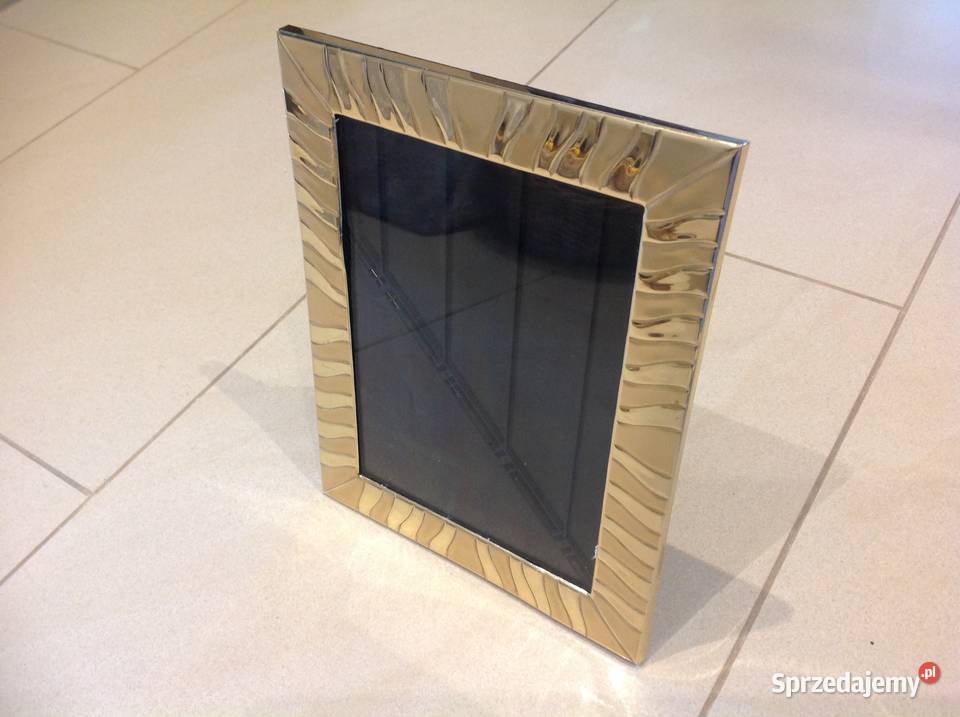 Ramka na Zdjęcie Złota Metalowa Nowa Sól