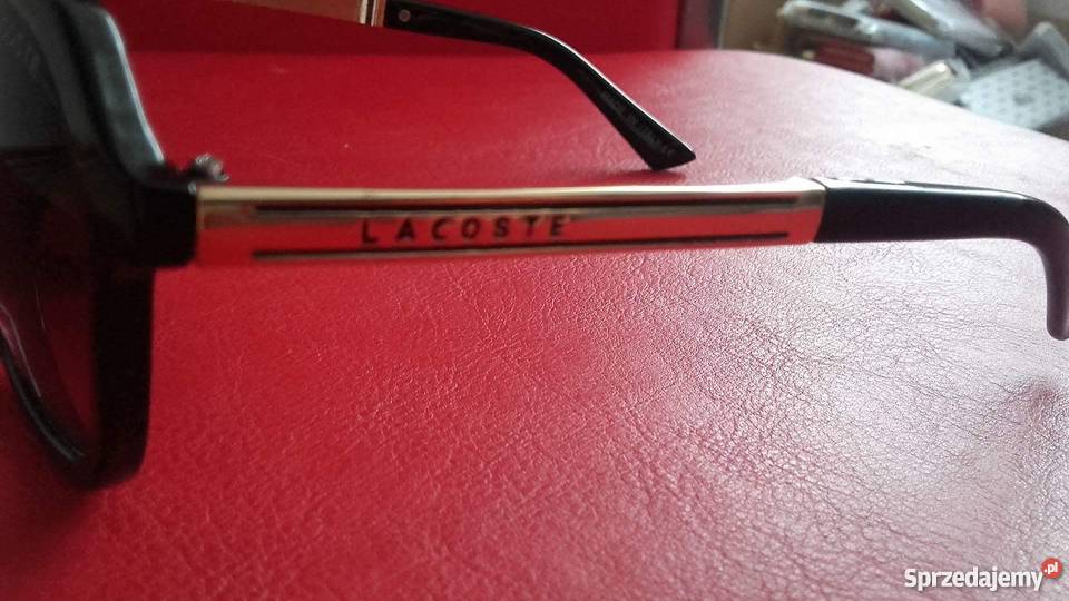 LACSOTE NOWE OKULARY PRZECIWSLONECZNE LOGOWANE